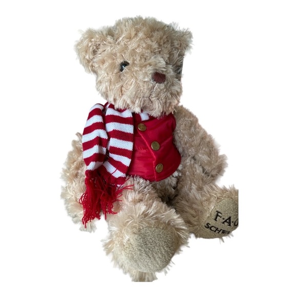 Fao Schwarz 12-inch Anniversary Bear Toy Plush - Picture 2 of 6
